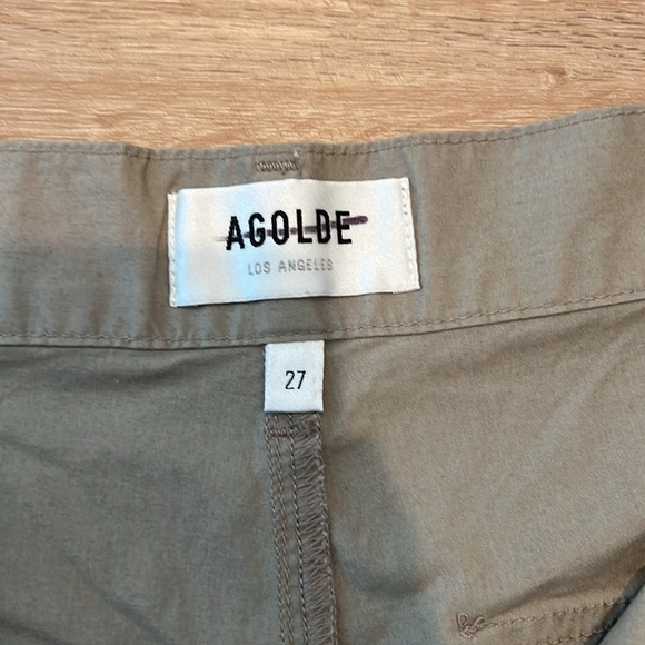 AGOLDE Daria High Waist Crop Wide Leg Twill Utility Pants NWT Size - 27 - Picture 8 of 10
